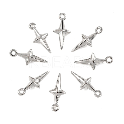 SHEGRACE Brass Star Charms XGR0167P-104P-1