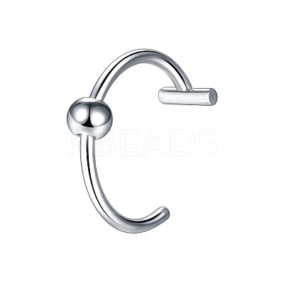Anti-Tarnish 304 Stainless Steel 20 Gauge Fake Lip Rings Piercing Jewelry WGC994D-03-1