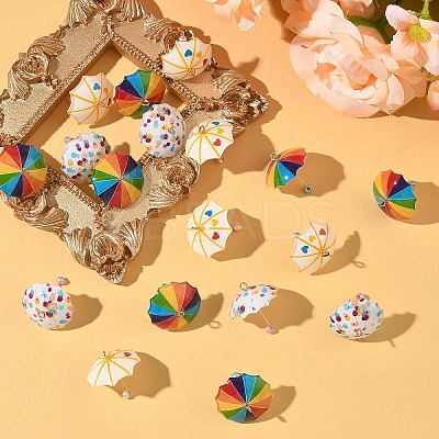 10Pcs Resin Pendants CRES-YW0002-65A-1