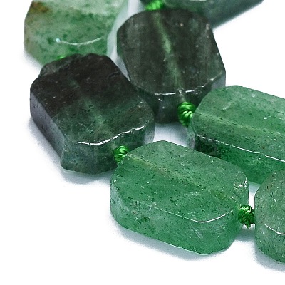 Natural Green Strawberry Quartz Beads Strands G-K245-J03-D01-1