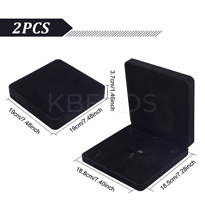 Velvet Pendants Boxes LS-VBOX-WH0011-08B-1
