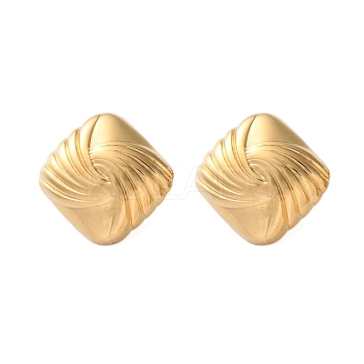 304 Stainless Steel Stud Earrings for Women EJEW-K306-01G-1