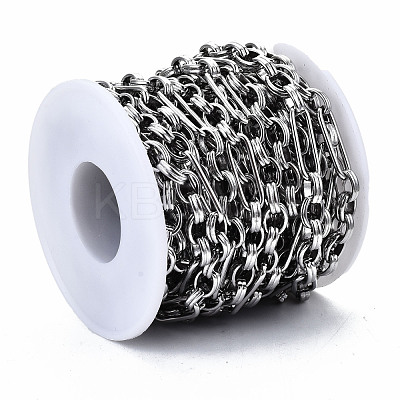 Tarnish Resistant 304 Stainless Steel Figaro Chains CHS-S008-004P-1