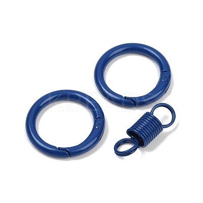 Alloy Spring Gate Clasps PALLOY-Q009-01J-1