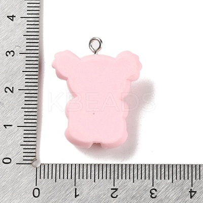 Cute Animal Opaque Resin Pendants FIND-B035-01-1