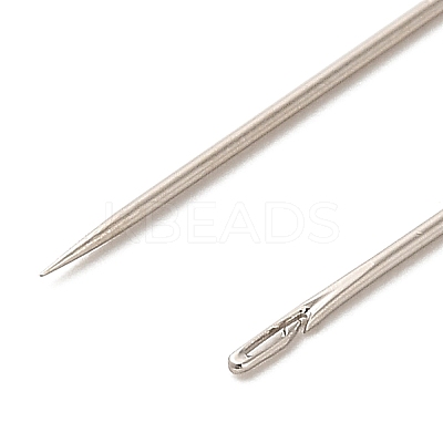 30Pcs Galvanized Iron Self Threading Hand Sewing Needles TOOL-NH0001-02B-1
