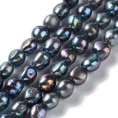 Natural Cultured Freshwater Pearl Beads Strands PEAR-Z002-28-1