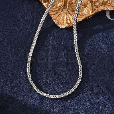 Tarnish Resistant 304 Stainless Steel Snake Chain Bracelets STAS-M175-10P-A-1