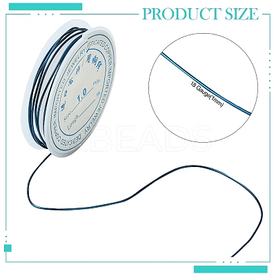 Round Copper Jewelry Wire CWIR-S002-1.0mm-M-1