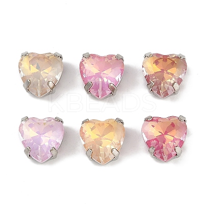 Brass Glass Rhinestone Sew on Rhinestones RGLA-B004-12A-P-1