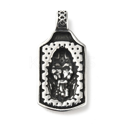 304 Stainless Steel Manual Polishing Pendants STAS-G274-22AS-1