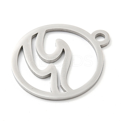 Non-Tarnish 304 Stainless Steel Pendants STAS-B056-26P-01-1