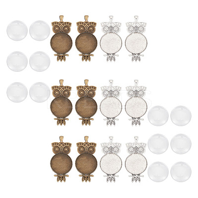 DIY DIY Blank Pendant Making Kit DIY-GO0001-42-1