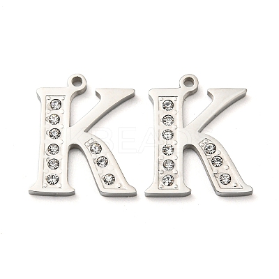 304 Stainless Steel Pendants STAS-L022-157P-E-1