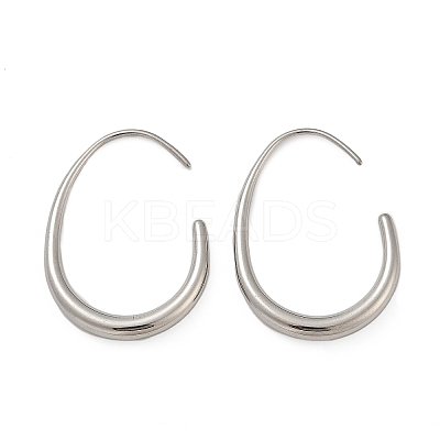 304 Stainless Steel Teardrop Dangle Earrings EJEW-S272-05P-1