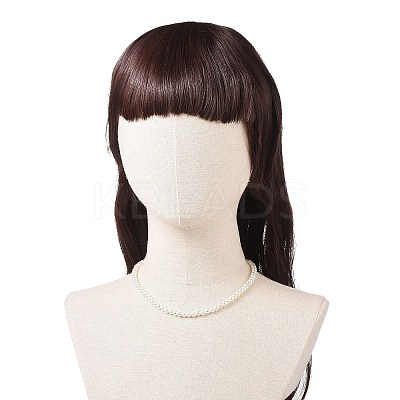 Acrylic Imitation Pearl Beaded Necklaces for Women NJEW-JN04133-1