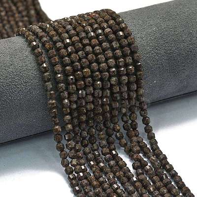 Natural Red Snowflake Obsidian Beads Strands G-A260-A14-01-1