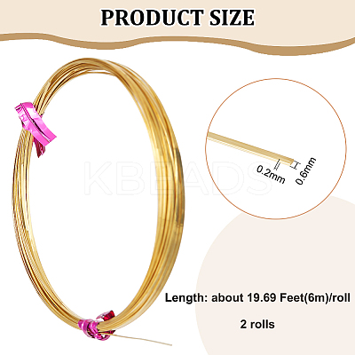 Brass Craft Wire CWIR-WH0007-07A-1