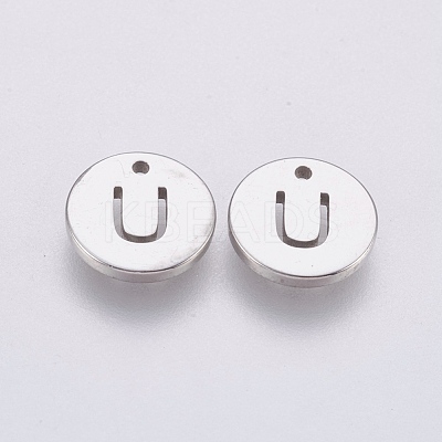 Non-Tarnish 304 Stainless Steel Charms STAS-P225-104P-12-1