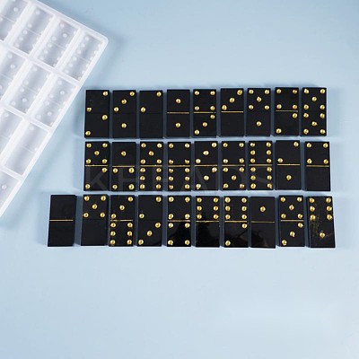 DIY Dominoes Silicone Molds DIY-K017-04-1
