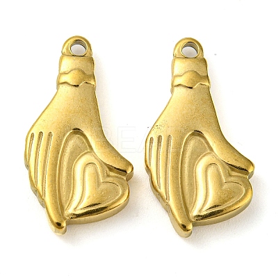 Ion Plating(IP) 304 Stainless Steel Pendants STAS-P341-18G-1