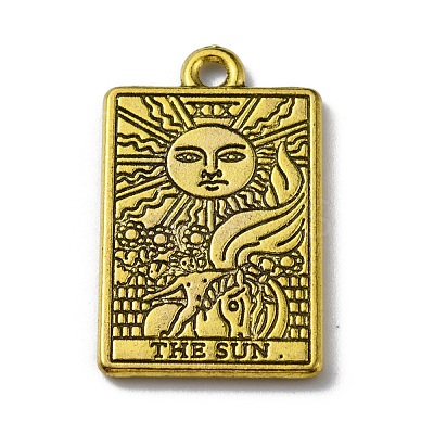 Zinc Alloy Pendants PALLOY-WH0105-05E-AG-1