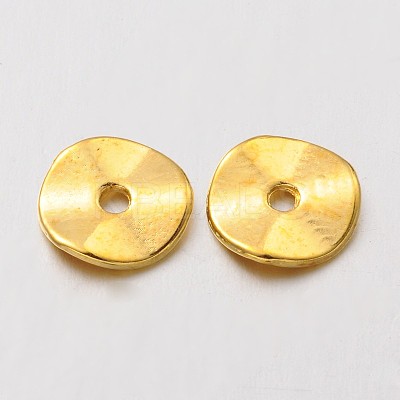 Tibetan Style Alloy Wavy Spacer Beads K0NWF012-1