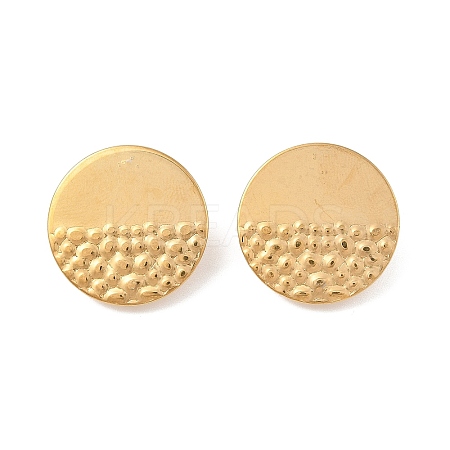 304 Stainless Steel Stud Earrings Findings EJEW-R151-01G-03-1