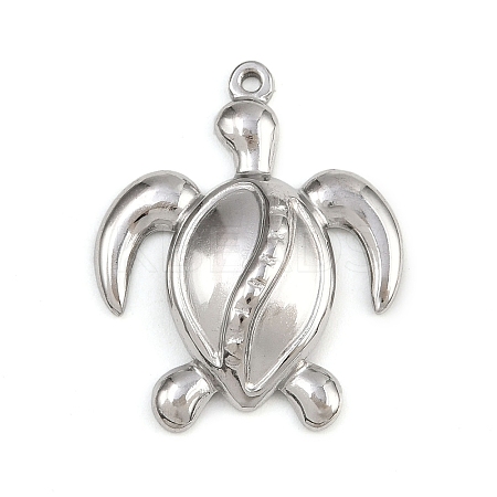 304 Stainless Steel Pendants STAS-C140-03B-P-1
