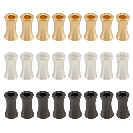 24Pcs 3 Colors Brass Beads KK-DC0002-49-1