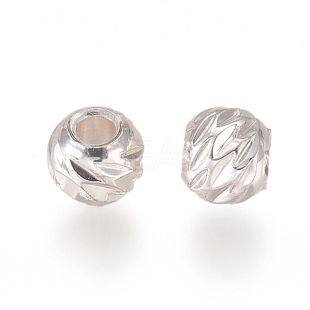 Brass Spacer Beads KK-TAC001-77S-1
