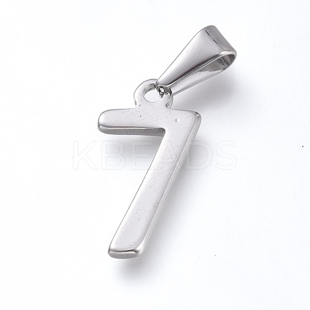 Non-Tarnish 304 Stainless Steel Pendants STAS-L210-05F-P-1