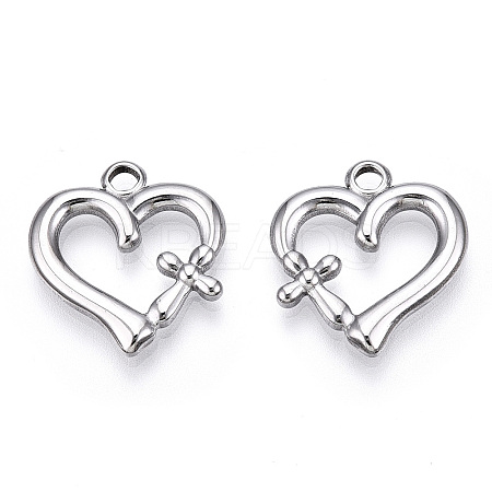 Non-Tarnish 304 Stainless Steel Pendants STAS-T063-203P-1