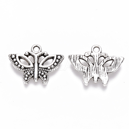 Tibetan Style Alloy Pendants TIBEP-S319-071AS-RS-1