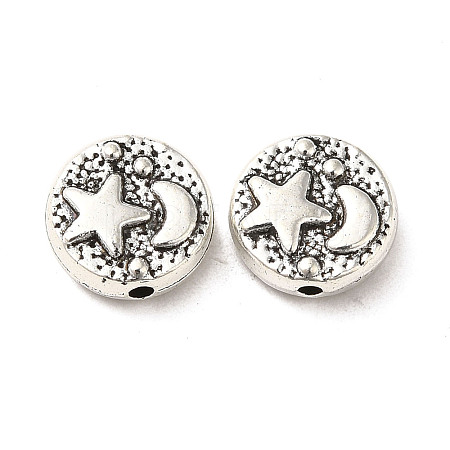 Tibetan Style Alloy Beads X-PALLOY-M217-18AS-1