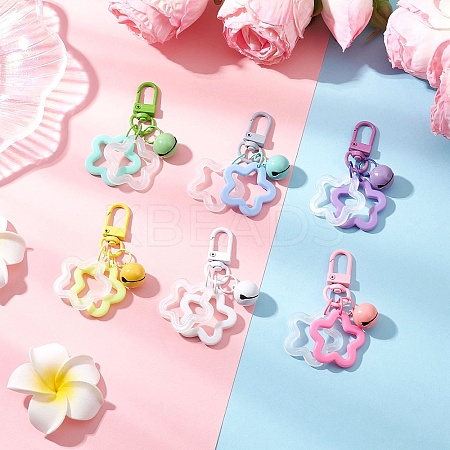 5Pcs Acrylic Pendant Decorations HJEW-JM03860-1