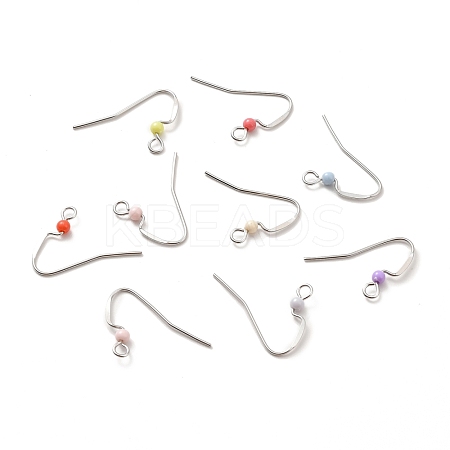 Tarnish Resistant 316 Surgical Stainless Steel Earring Hooks STAS-E044-02P-1