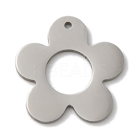 Non-Tarnish 201 Stainless Steel Pendants LS-STAS-E206-05P-03-1