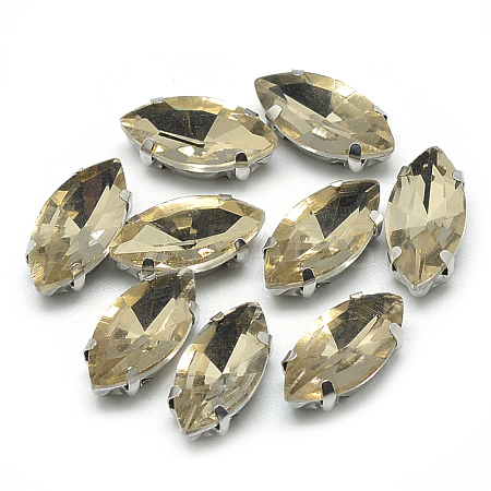 Sew on Rhinestone RGLA-T034-6x12mm-08-1