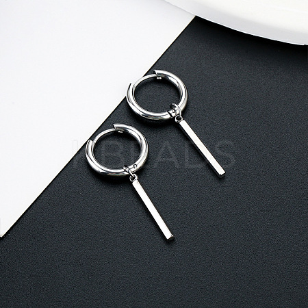 304 Stainless Steel Hoop Earrings FS-WG93B8B-11-1