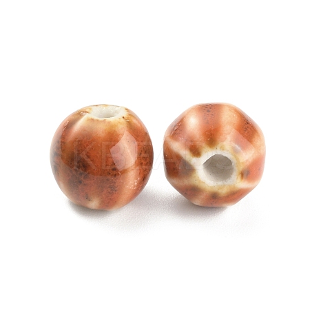 Handmade Porcelain Beads PORC-WH0002-09D-1