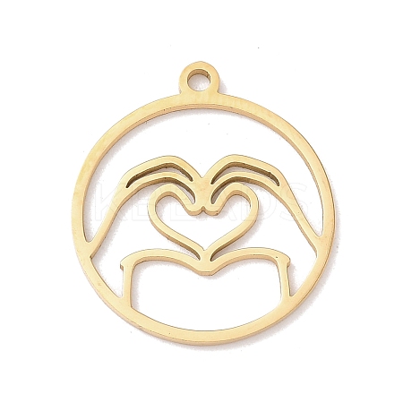 304 Stainless Steel Pendants STAS-Z131-01A-G-1