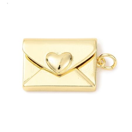Eco-Friendly Rack Plating Brass Pendants X-KK-F848-08G-1