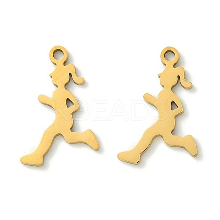 201 Stainless Steel Pendants STAS-U003-25B-G-1