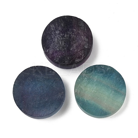 Natural Fluorite Cabochons G-K338-39E-04-1