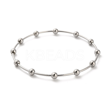 304 Stainless Steel Bangles for Women BJEW-V001-01P-1