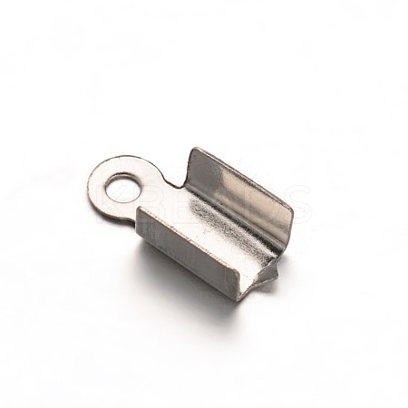 Tarnish Resistant 304 Stainless Steel Folding Crimp Ends STAS-E103-09B-1