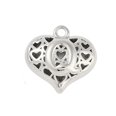 Hollow Brass Pendants for Valentine's Day KK-M289-03Q-P-1