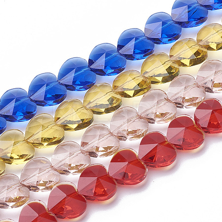 Transparent Glass Beads GLAA-Q066-14mm-A-M-1