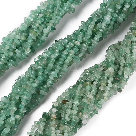 Natural Green Aventurine Beads Strands G-G0003-B36-1
